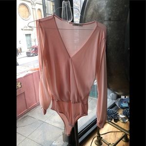 Arden B Cold cut out arm top with body suit bottom